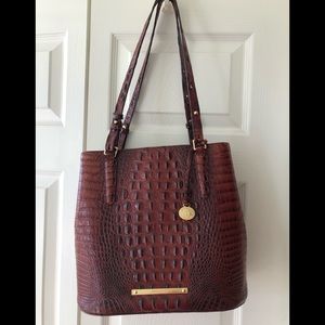 Brahmin croc handbag